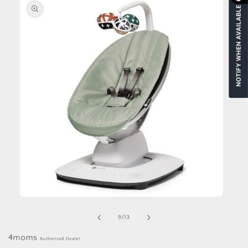 4moms mamaRoo5 Baby Swing Multi-Motion Bluetooth Infant Seat